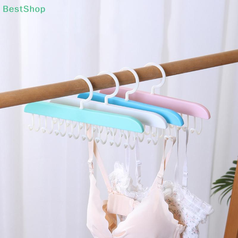 8 Haken Beugel Hanger Riemen Camisole Kleding Organizer Rek Stropdas Hoeden Sjaal Houder Antislip Ruimtebesparend Kledingkast Opberging