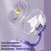 Compact Design Rechargeable Mini Table Fan Portable Personal Cooling Fan  Desktop Placement