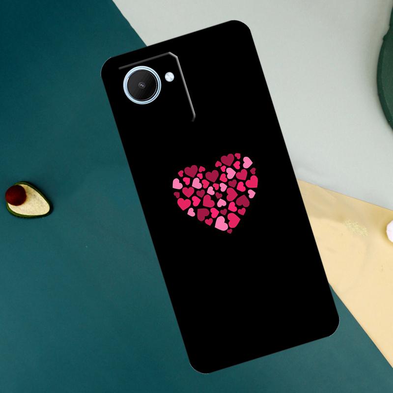 Cute Heart For Realme 15 14 10 11 12 13 Pro Plus C65 C67 C71 C63 C61 C55 C51 C53 C75 GT6 GT7 Pro Case