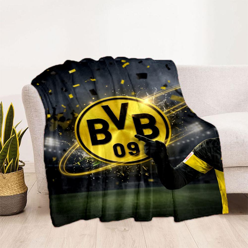 Bvb Borussia Football Fan Blanket Durable Comfort Great For Livingroom Bed Office Four Seasons Multipurpose Warmthful Decor