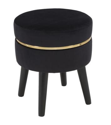 Stool Paris Black Cm Ø 35X40.5