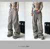 Spring & Autumn Women's Wide-Leg Pants: Elegant, Loose, Floor-Length Sports Trousers in American Style.