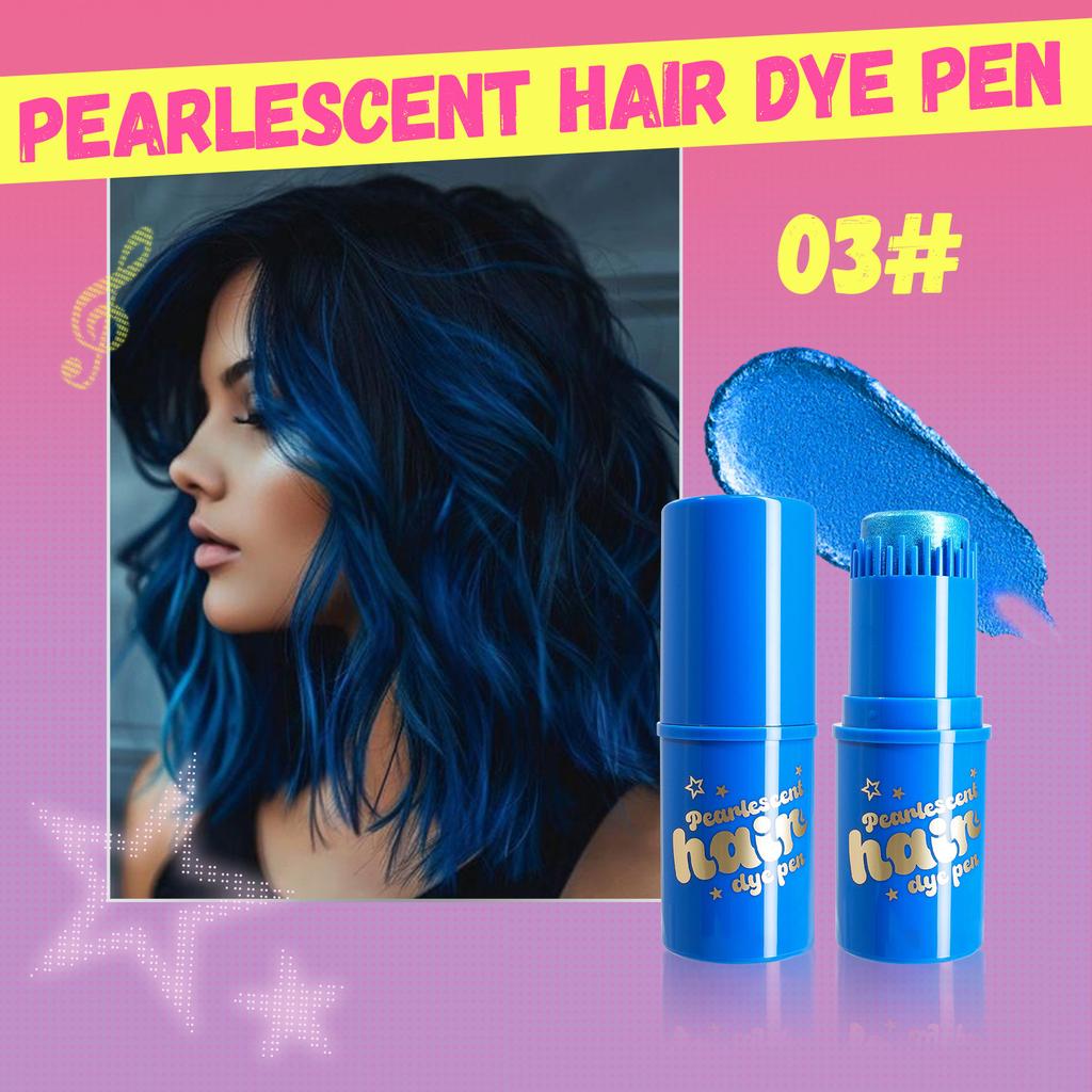MLSMILE Temporary Hair Color Stick - Glitter Hair Pen for Hair Styling, 12g