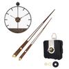 Large Torque Clock Movement with Walnut Hands for DIY Wall Clock Repairs