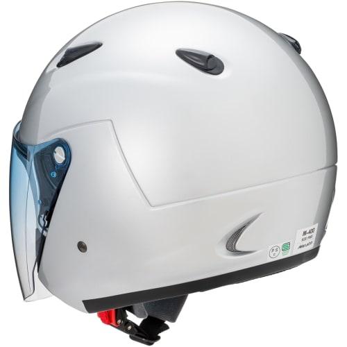 MARUSHIN Motorcycle Helmet Jet M-400XL Silver (Less Than 61-62cm) 4009