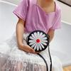 Daisy Little Shoulder Bag Round Zipper Design For Childrens Bag Crossbody