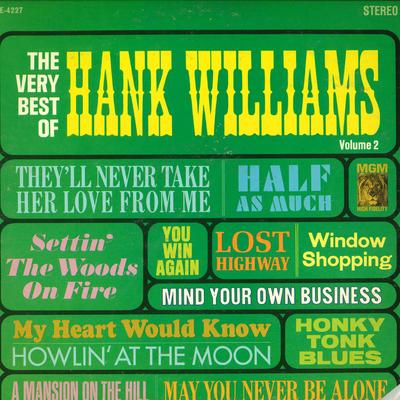 Płyta LP HANK WILLIAMS - Najlepsze z Hank Williamsa Tom 2 SE4227 MGM 1964 US Country Używana