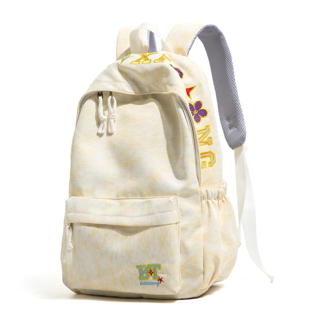Schoolbag New School Bag Junior High School Student College Student High School Student Backpack Simple Versatile Large Capacity Campus Backpack