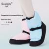 Women's Winter Dance Shoes: Thick-Soled Ballet Ankle Boots With Velvet Lining for Warmth and Foot Protection