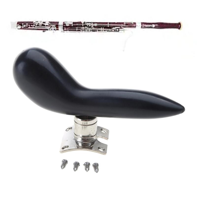 Hand Holder Saddle Rest with Fixing Screws and Base Hand Holder Bakelite Woodwind Instrument Accessories Parts