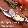 Heavy Duty Zinc Alloy Garlic Press Ergonomic Non-slip Handle Durable Ginger Crusher for Home Meal Preparation