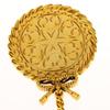 Portable Vintage Handheld Makeup Mirror Hand Hold Round Cosmetic Mirrors European Style Noble Ancient Court Mirror Beauty Tool