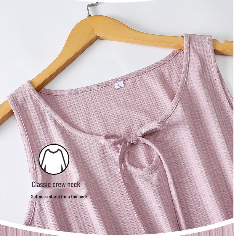 Women's Summer Tank Top Nightgown - Cool & Loose Plus Size Pajama Dress