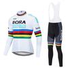 Mens Cycling Jersey Shorts Set Breathable Quick-Dry Elastic Pro Team Style Riding Gear