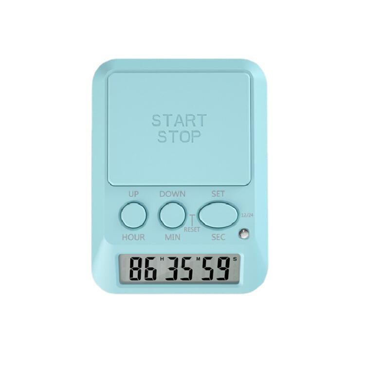 Minuteur de cuisine numérique avec écran LCD visible pour la cuisine et l'utilisation par les étudiants
