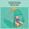 Portable Children's Play House Tent Toy Houses Foldable Toy Tents Children's Green Tent  Kids Toys