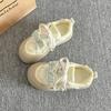 High-value Spring Board Shoes Women's New Platform White Shoes Bow Niche Shoes Bread Shoes