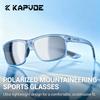 KAPVOE Polarized Sunglasses Fishing Hiking Mountaineering Sports Driving Glasses Stylish Outdoor Sunglasses for Cycling Trekking
