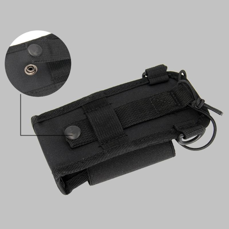 Adjustable Belt Mount Radio Pouch with Clip For GP328 P8268 PD780 Waist or Backpack Tactical Style Reflective Safety Nylon
