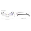 5-piece Set of Unisex Polymer Reading Glasses Lightweight Rectangular Frame