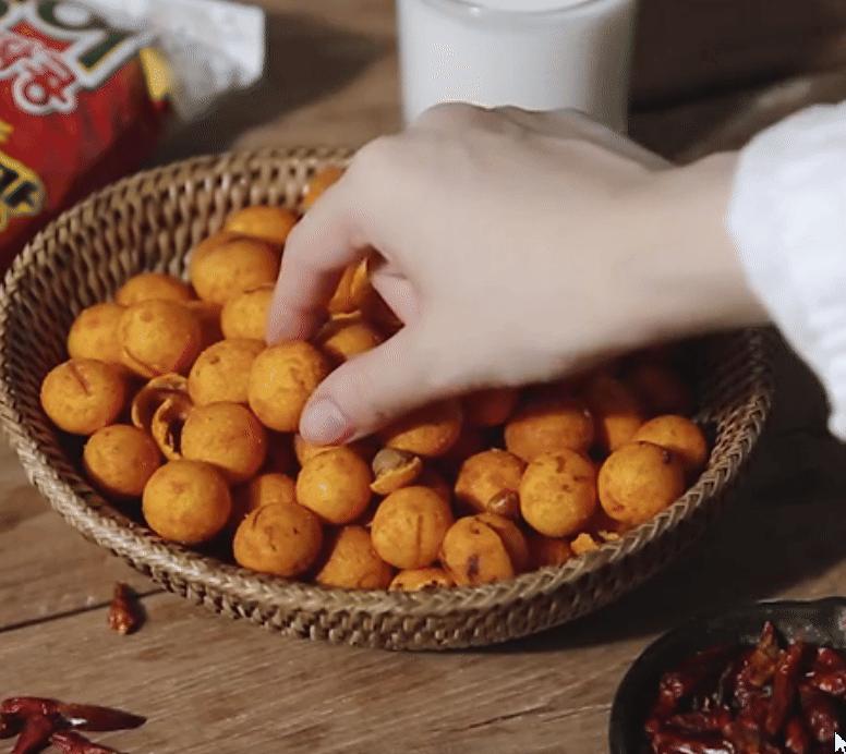 Orion Squid-Peanuts Ball Shapes Snack, 98g*4