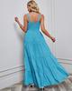2024 Frühling/Sommer Europäisches & Amerikanisches Damen Sexy Gestreiftes Taillenbetonendes Trägerkleid