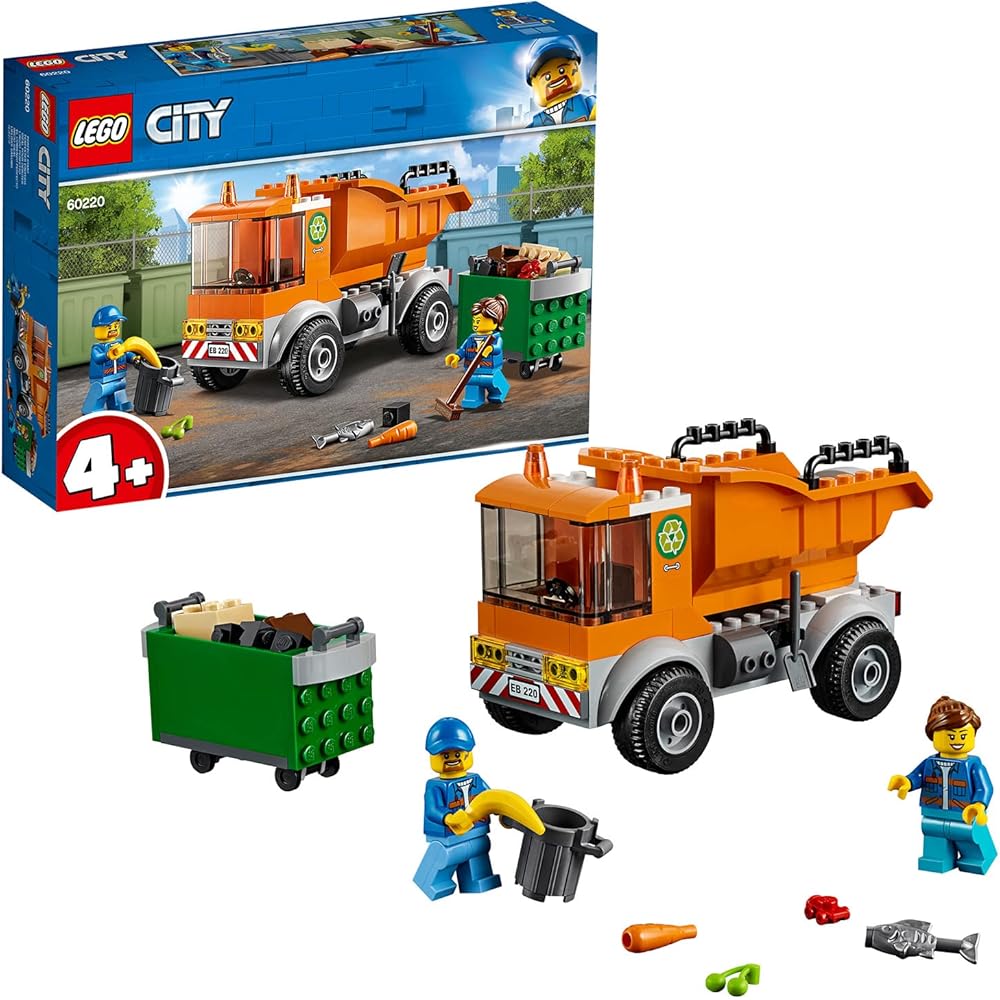 LEGO City Garbage Truck 60220 Building Blocks Toy for Boys Vehicle