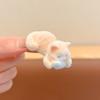Neuer Samt-Haarclip Süßer Stil Kawaii Kätzchen-Haarclip Beflocktes Material Kopfschmuck Mädchen Accessoires