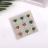 3D Faux Crystal Heart Sticker Self-Adhesive Easy To Apply Perfect for DIY Scrapbooking Journaling Supply