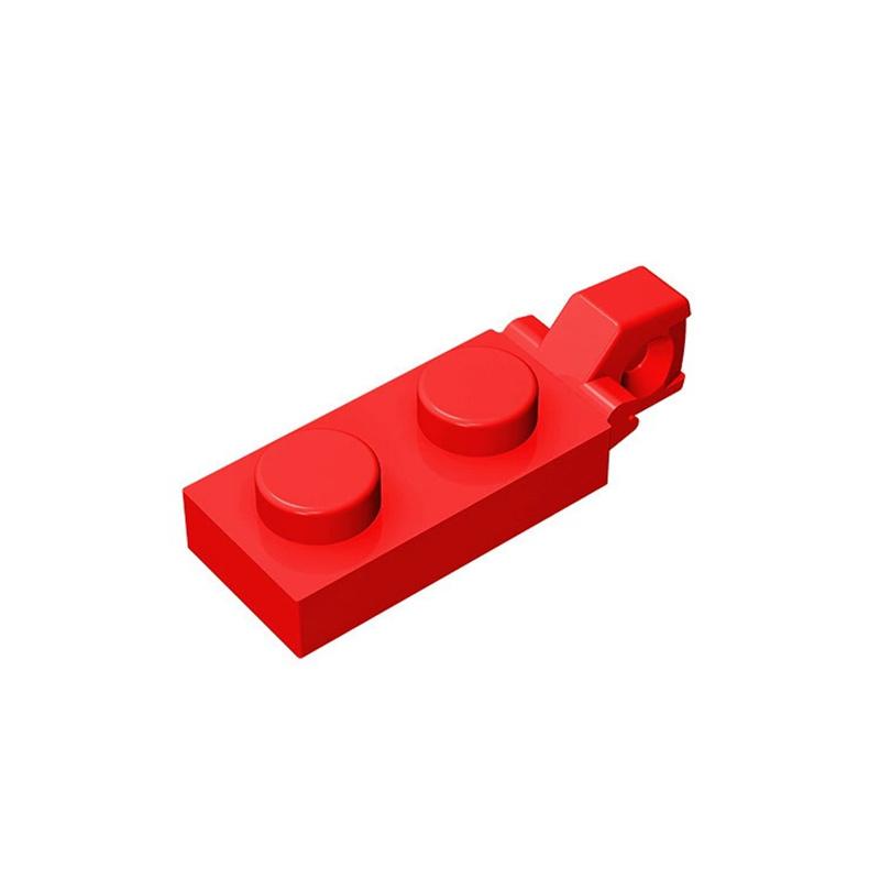 

50pcs 44301 1x2 Single Side Building Blocks Bricks With Hinge Plate (Convex) Particle Puzzle DIY Toy Children Birthday Gifts 50pcs красный