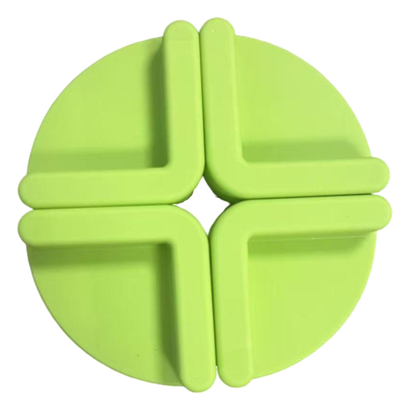 

4 Pieces Cutting Board Feet Sturdy Gifts Kitchen Gadget Chopping Boards Feet зелёный