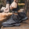 Fashion Trendy Classic Men Ankle Boots Wear Resisting Hiking Shoes Cow Suede Boot Comfortable Walking Sneaker For Man Size 47 Work Ankle