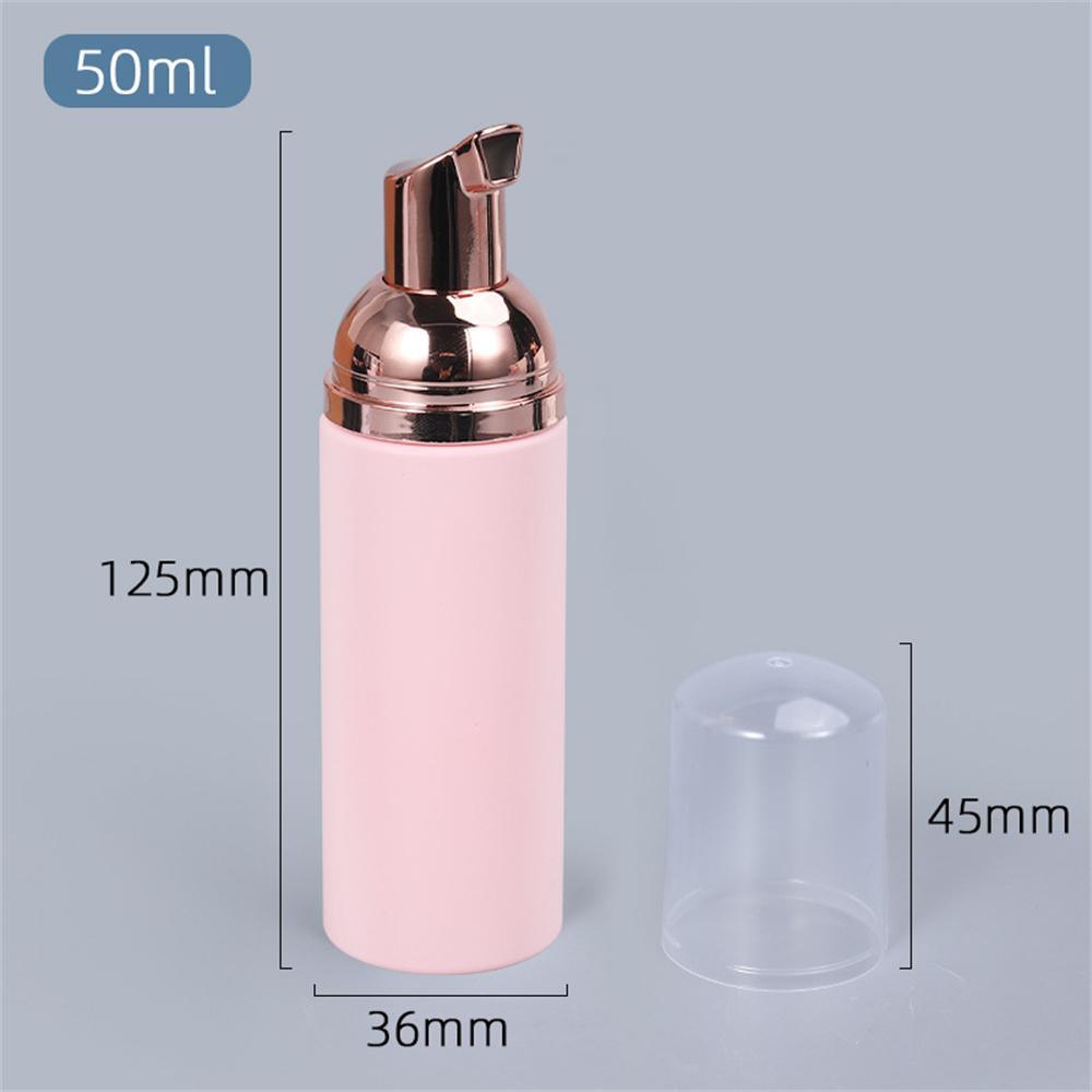 50ml Plastic Foam Pump Bottle Refillable Empty Cosmetic Container Cleanser Soap Shampoo Foaming Bottles Makeup Travel Bottle