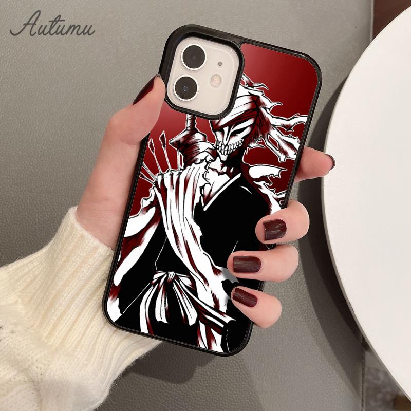 Husă de telefon BLEACH MANGA ANIME ICHIGO AIZEN HOLLOW pentru iPhone 11 12 13 14 Pro Max mini X XR XS SE 2020 6S 7 8 Plus Galaxy S21 S22