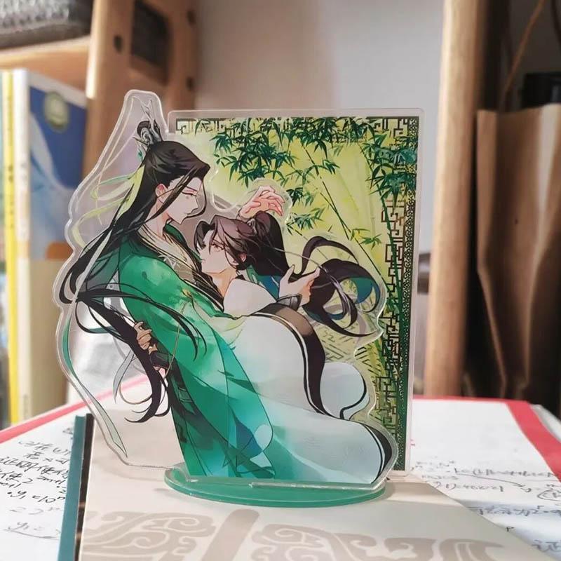 Anime The Scum Villain’s Self-Saving System Shen Qingqiu Luo Binghe Cosplay Standing Plate Acrylic Figure Stand Accessory Prop