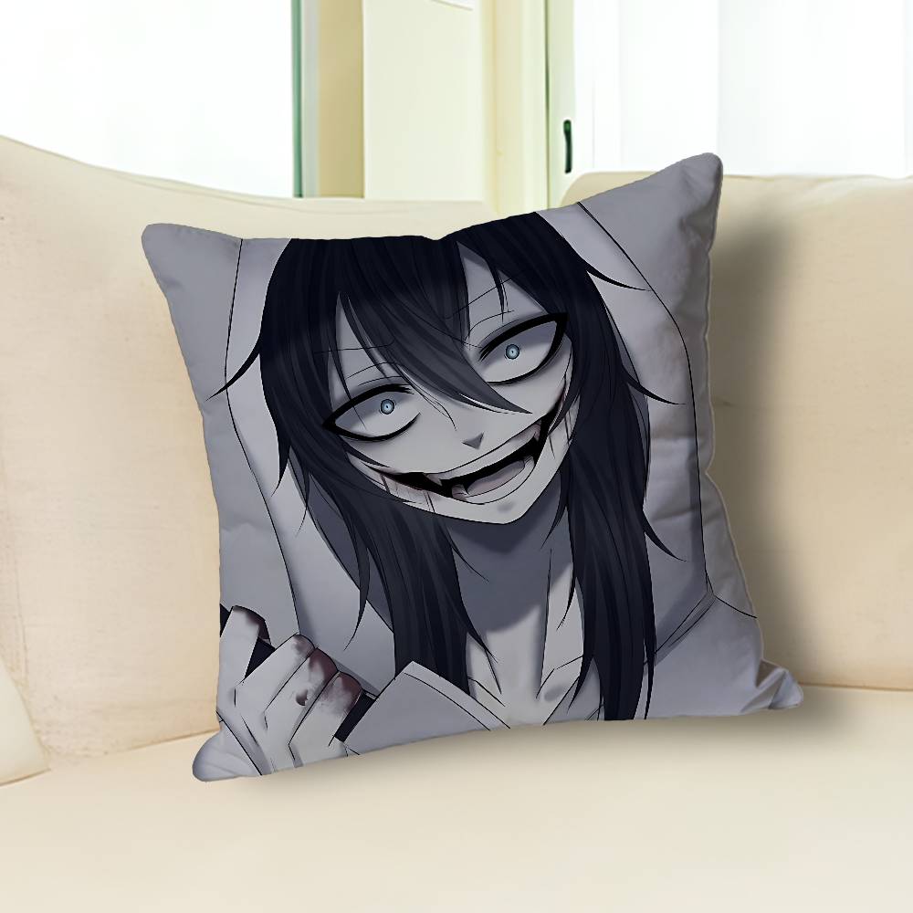 Gruseliger Urbaner Killer J-Jeffs-S Promi-Merchandise All-Match Bedruckte Kissenhülle Sofa Auto Büro Zimmerdekoration Schutz