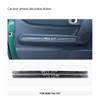 For Mini Cooper F66 F67 2024 2025 Car Door Armrest Decorative Leather Stickers Interior Protection Sticker Car Accessories