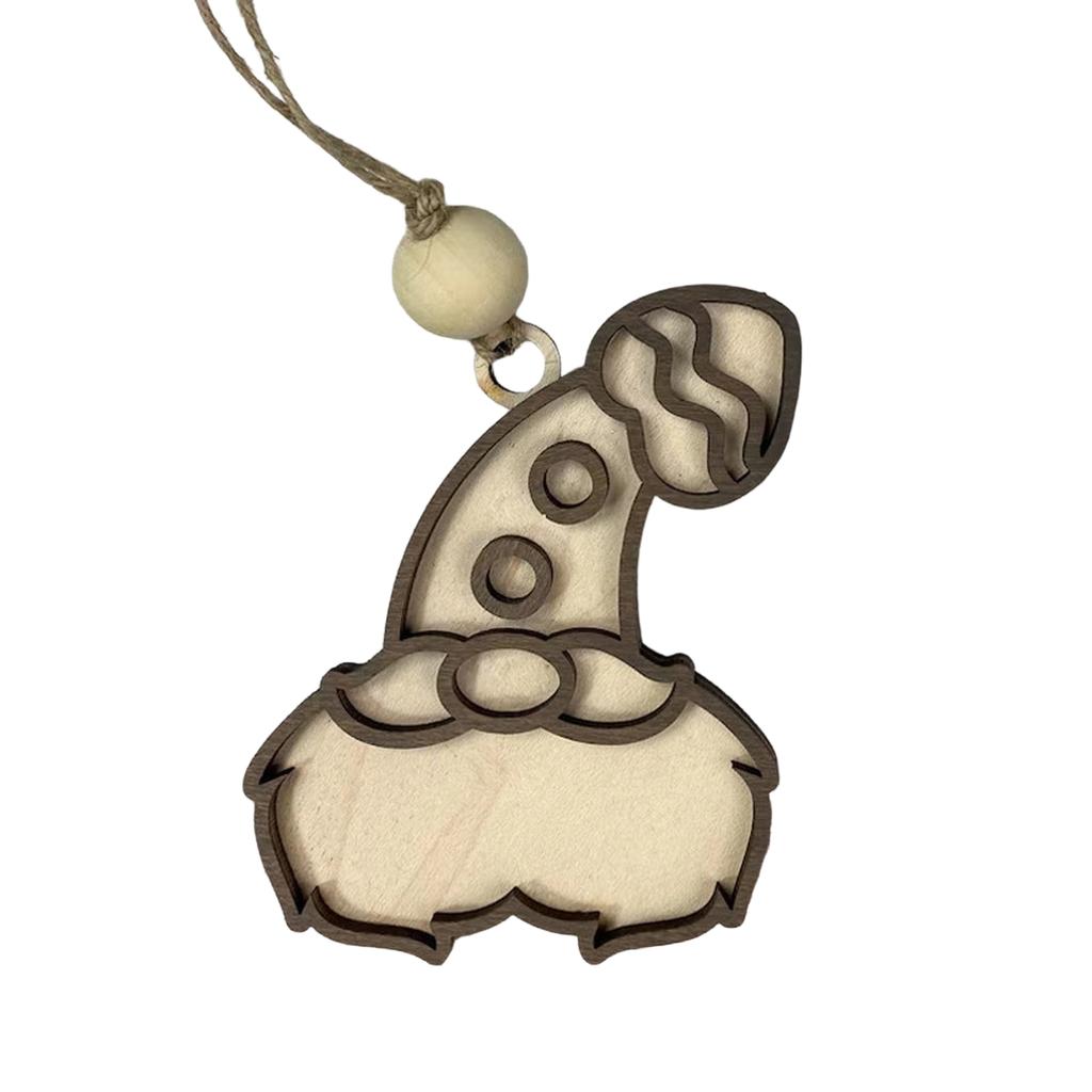 Wooden Christmas Decorations, Gnome Christmas Decorations