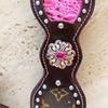 WILDRACE Premium Horse Show Saddle Tack Western Leather Headstall Breast Collar (Two Sets)