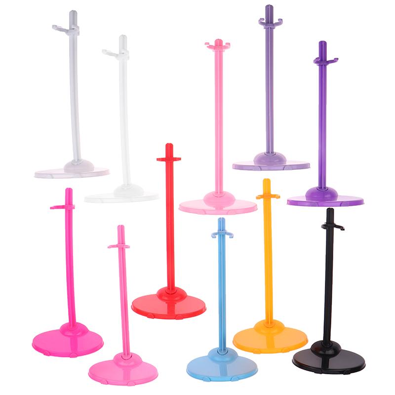 2Pcs Transparent Stand Support For Dolls Holding Clear Color Toy Figure Display Holder 1/6 Doll Prop Up Mannequin Model