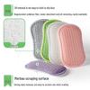 Pineapple Grid Non-Scratch Double-Sided Sponge Scourer for Dishwashing