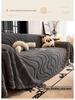 Cream Winter Sofa Blanket: 2026 Plush Ultra-Large One-Piece Cover & Cushion.