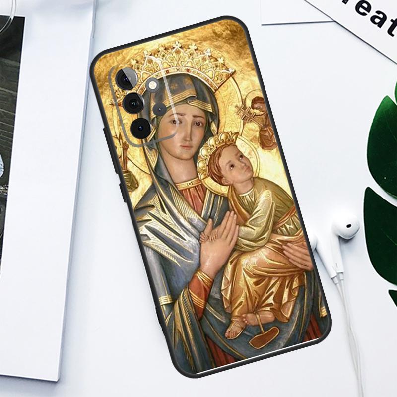 Virgin Mary For Samsung Galaxy A13 A53 A33 A54 A34 A14 A55 A35 A15 A05 A06 A16 A22 A32 A52 Phone Case
