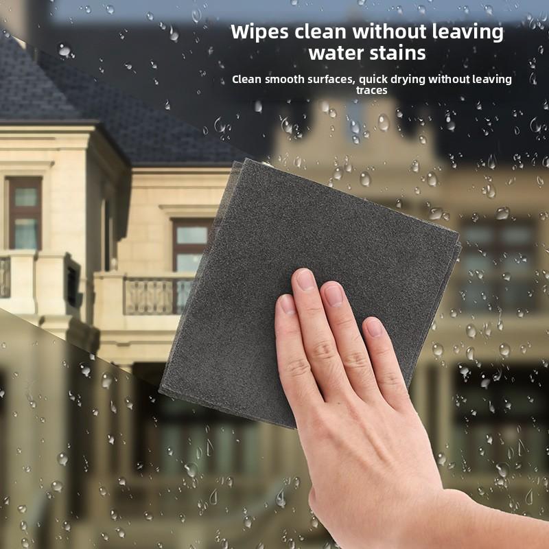 Magická utěrka na čištění oken - Extra silná, nezanechávající šmouhy, bez vodoznaků, domácí savá utěrka