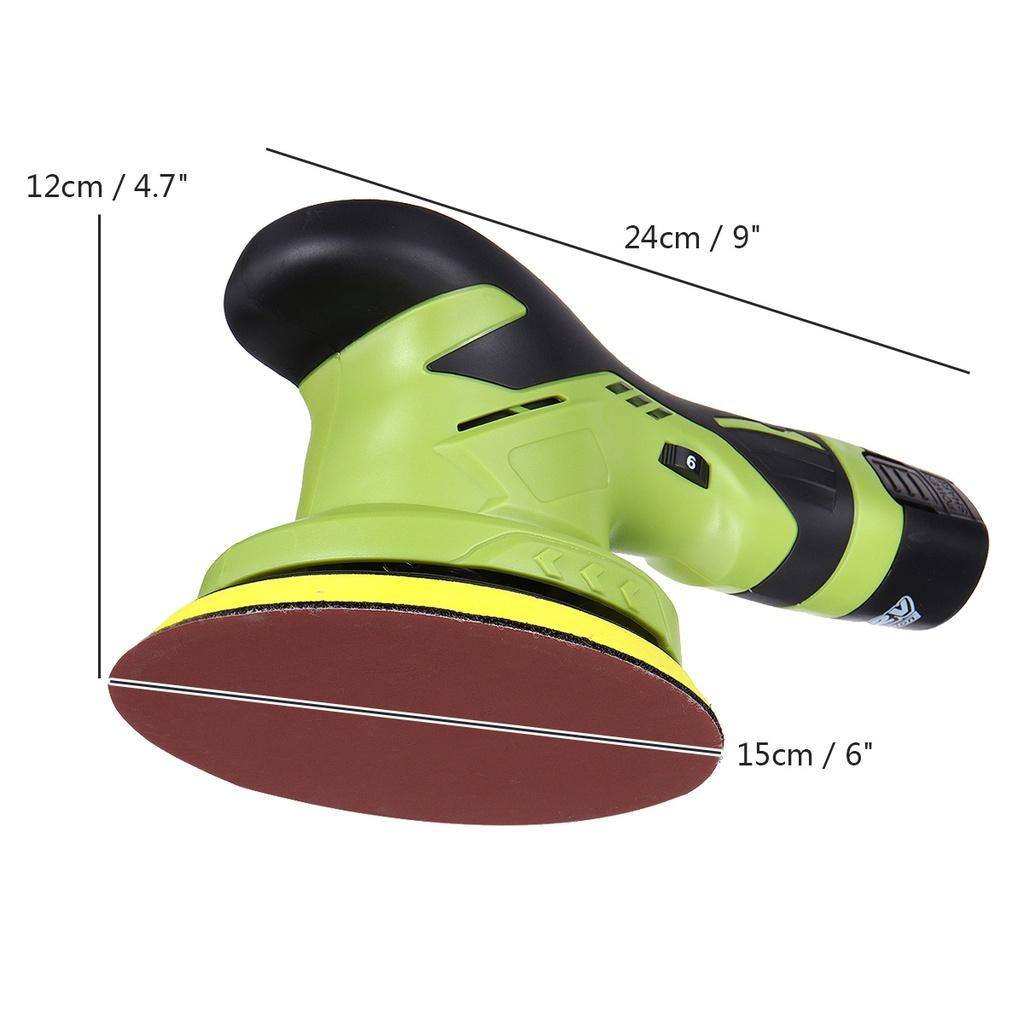 DC12V 5000RPM polerka samochodowa elektryczna bezprzewodowa polerka 6 biegów regulowana prędkość Auto narzędzia do woskowania