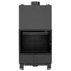 Water Heating Fireplace KRATKI LUCY 16 kW Ø 200 Black Thermotec Lining