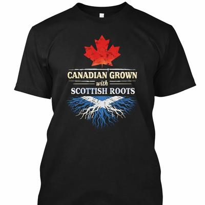Oots Heritage Graphic T Shirt Unisex Canadian Scottish Style Gift Tee