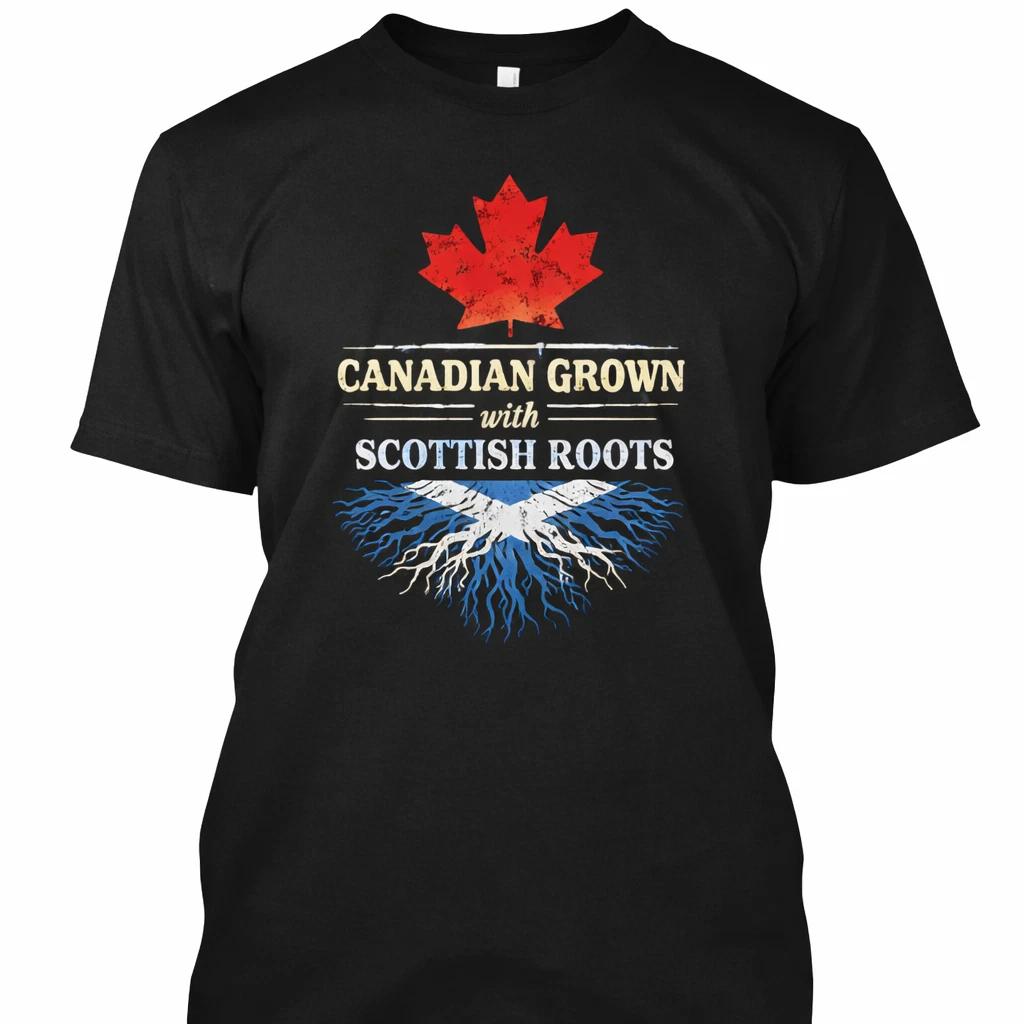

oots Heritage Graphic T Shirt Unisex Canadian Scottish Style Gift Tee 2XL