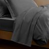 Drap Housse "Prestige" 100% Satin de coton Peigné 120 fils /cm² Coton Pur - Prestige Graphite - 200 x 200 cm bonnet de 30 cm