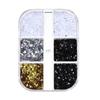1mm Tiny Dot Nail Art Sequins 3D Laser Round Dots Paillettes New Disco Nail Sequin  for Nail Art